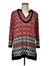 Dana Buchman for Kohls Red 3/4 Sleeve Blouse Size L - photo 1