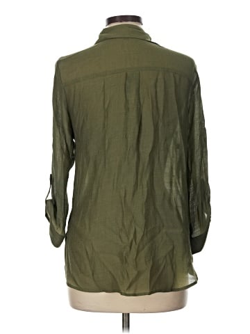 BCX 3/4 Sleeve Button-Down Shirt (view 2)