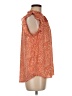 Eliane Rose 100% Polyester Orange Sleeveless Blouse Size M - photo 4