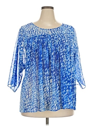 MICHAEL Michael Kors 3/4 Sleeve Blouse (view 1)