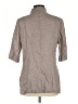 NaraCamicie Gray 3/4 Sleeve Button-Down Shirt Size 12 (V) - photo 2