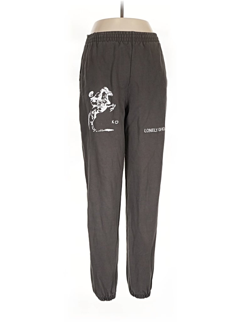 Pre-owned Lonely Ghost Track Pants In Gray