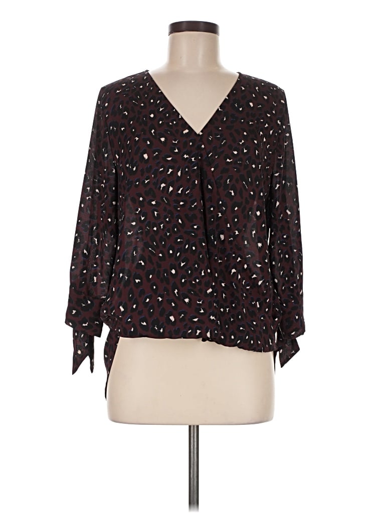 Pre-owned West Kei 3/4 Sleeve Blouse In Black