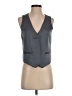 Madewell 100% Polyester Gray Tuxedo Vest Size 2 - photo 1