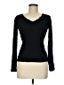 Sigrid Olsen Black Long Sleeve Top Size M - photo 1