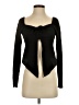 Gaze Black Long Sleeve Top Size S - photo 1