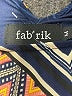 Fab'rik 100% Polyester Blue 3/4 Sleeve Blouse Size M - photo 7