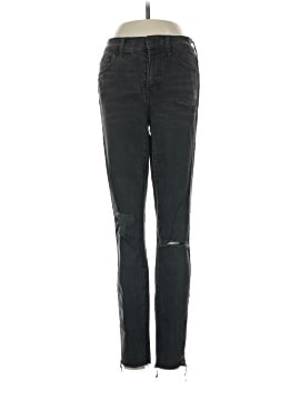Madewell 9" High-Rise Skinny Jeans in Black Sea (view 1)