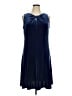 Susan Graver Blue Cocktail Dress Size XL - photo 1