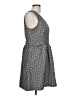 Kensie 100% Polyester Argyle Gray Casual Dress Size L - photo 4