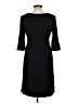 Design History Solid Black Casual Dress Size L - photo 2
