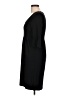 Design History Solid Black Casual Dress Size L - photo 5