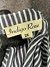 Indigo Rose Stripes White Long Sleeve Blouse Size 2X - photo 7