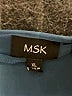 MSK Blue 3/4 Sleeve Top Size XL - photo 7