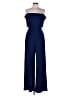 Adrianna Papell 100% Polyester Color Block Blue Jumpsuit Size 12 - photo 1