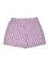 Anrabess 100% Rayon Checkered-gingham Purple Shorts Size M - photo 2
