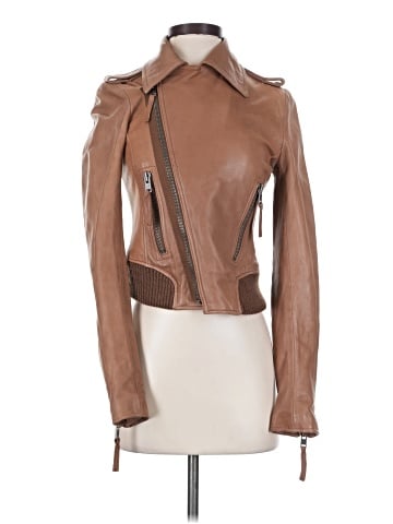 American Eagle Outfitters Leather Jacket (view 1)