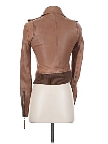 American Eagle Outfitters Leather Jacket (view 2)