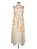 CeCe Floral Ivory Casual Dress Size L - photo 1