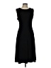 Anne Klein Solid Black Cocktail Dress Size 12 - photo 1