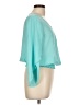 BCX 100% Polyester Teal 3/4 Sleeve Blouse Size L - photo 4