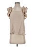 Shein 100% Polyester Tan Sleeveless Blouse Size 4 - photo 1