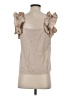 Shein 100% Polyester Tan Sleeveless Blouse Size 4 - photo 2