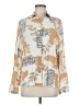 El Corte Ingles Print Ivory Long Sleeve Blouse Size M - photo 1