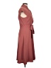 The Fold Solid Burgundy Casual Dress Size 10 - photo 4