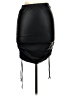 Rainbow Black Faux Leather Skirt Size L - photo 1