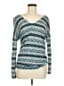 Lucky Brand 100% Viscose Blue Long Sleeve Top Size M - photo 1