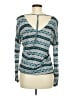 Lucky Brand 100% Viscose Blue Long Sleeve Top Size M - photo 2