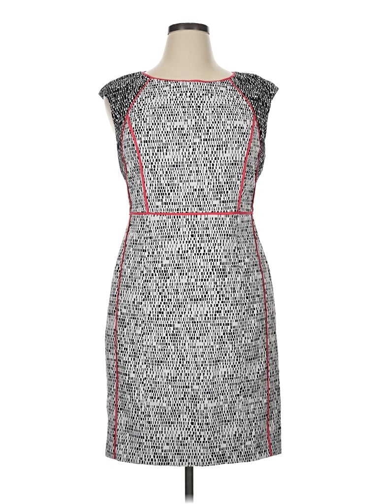 Pre-owned Calvin Klein Cocktail Dress In Gray