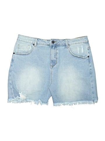 City Chic Denim Shorts (view 1)