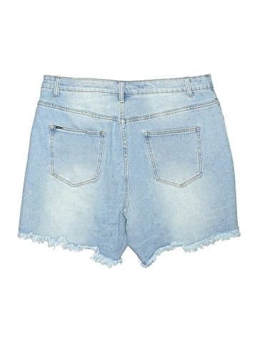 City Chic Denim Shorts (view 2)