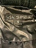 Via Spiga Black Faux Fur Jacket Size S - photo 6