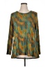 Intro Teal Long Sleeve Blouse Size XL - photo 1