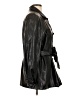 Sebby Collection 100% Polyester Black Trenchcoat Size L - photo 4