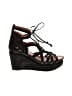 Gentle Souls Black Wedges Size 7 - photo 1
