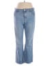 MNG Stripes Blue Jeans Size 14 - photo 1