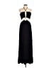 Halston Black Cocktail Dress Size 10 - photo 1