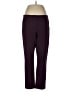 DKNY Solid Burgundy Active Pants Size L - photo 1