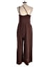 Anrabess Solid Brown Jumpsuit Size XL - photo 2