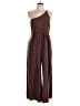 Anrabess Solid Brown Jumpsuit Size XL - photo 1