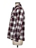 Foxcroft 100% Cotton Plaid Burgundy Long Sleeve Button-Down Shirt Size 6 - photo 5
