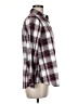 Foxcroft 100% Cotton Plaid Burgundy Long Sleeve Button-Down Shirt Size 6 - photo 4
