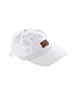 Assorted Brands White Baseball Cap One size - photo 1