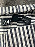 Zara Stripes White Shorts Size S - photo 3