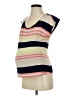 Loveappella 100% Cotton Pink Tan Short Sleeve Top Size S - photo 1