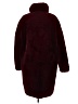 MNG 100% Polyester Burgundy Coat Size M - photo 2
